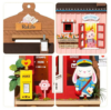 Robotime Rolife Wall Hanging Decoration Love Post Office Stylish Home Deco Kids Girls Miniature House Kits DS019 DS022