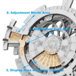 Robotime Creative DIY Perpetual Calendar Wooden Model Building Kits Assembly Toy Gift for Children Adult Dropshipping LK201