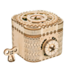 Robotime 123pcs Creative DIY 3D Treasure Box Wooden Puzzle Game Assembly Toy Gift for Children Teens Adult Building Block LK502