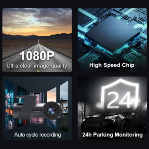 Car USB Hidden 360 Degree Rotation Car Driving Recorder