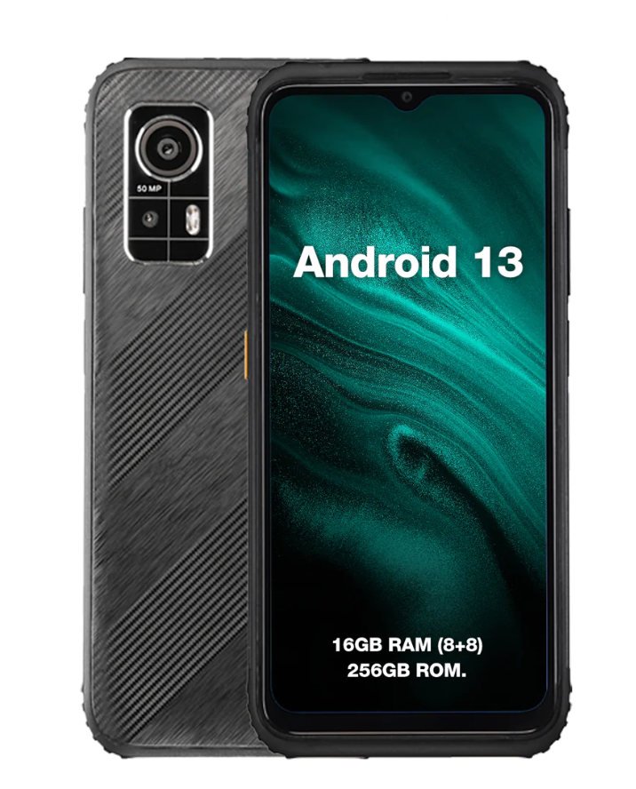 AGM H6 | Ultra-Thin | Rugged | 6.56-inch 90Hz Display | 16GB RAM (8+8) + 256GB ROM | Android 13