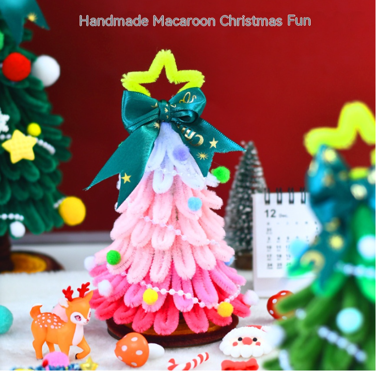Twisted stick diy Christmas tree handmade creative knitting material package