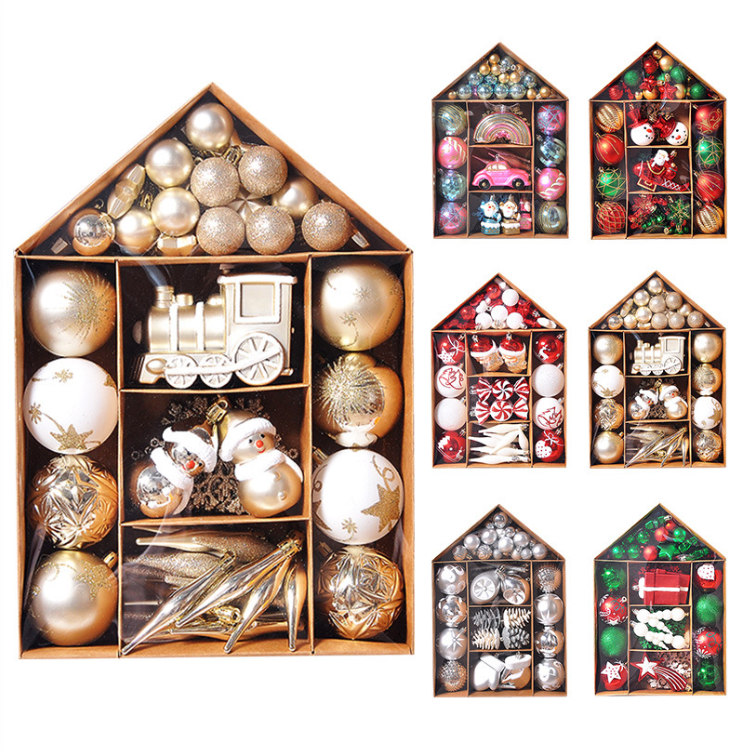Christmas Ball House Set Christmas Ornament