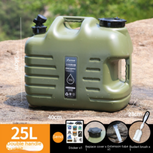 Water Storage Bucket Large Capacity Car Portable Water Tank with Faucet 11L