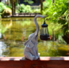 Outdoor solar lamp elephant lantern animal resin crafts