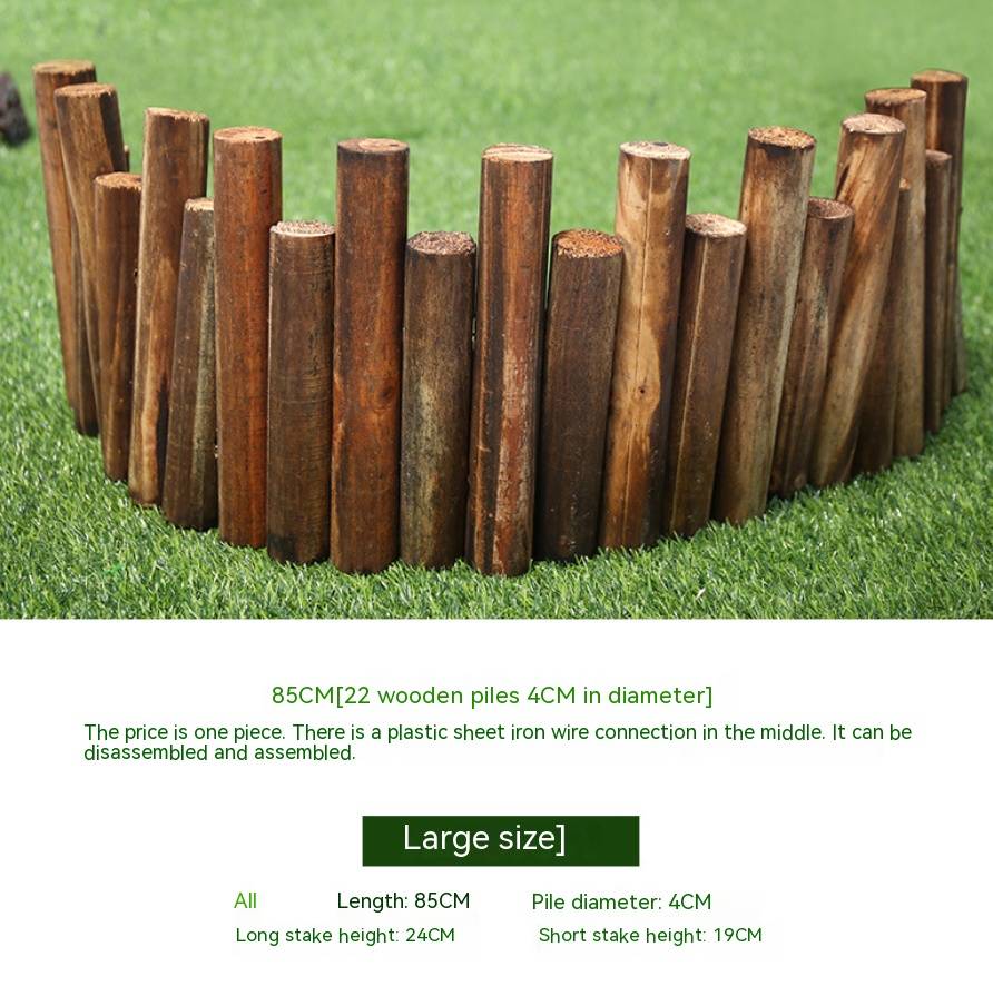 Anticorrosive wood fence garden fence outdoor courtyard fence outdoor