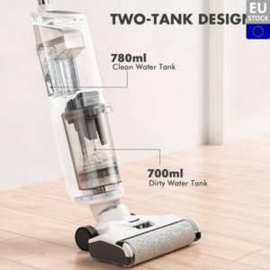 Neakasa PowerScrub 2 Wet Dry Cordless Vacuum Cleaner, 3 in 1 Vacuum Wash and Mop, 18000Pa Strong Suction, 780ml Clean Water Tank, Self-Cleaning, Eco /