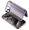 Suitable for iPhone 15 Anti-Peeping Magnetic Tempered Glass Phone Case