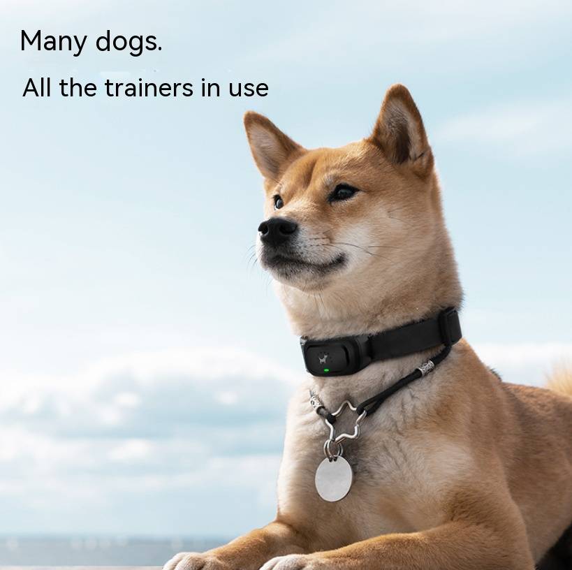Dog Pet Collar Stop Barker Anti Barking Electric Shock Collar Stop Barker Waterproof Remote Control Dog Trainer
