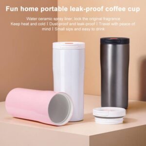 Xiaomi Yupin Fun Home Portable Leak-proof Coffee Mug (Color: Pink)