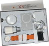 x8 unique combination ultra Smart watch + Power Bank Pack + Wireless Charger x8 combination Pods Cable