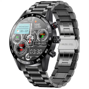 LIGE 2023 AMOLED HD Screen Watch For Men Smart Calling Watch Smartwatch Fashion Business Clock New Smartband Man