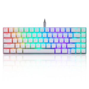 MOTOSPEED CK67 67 Keys Wired Mechanical Gaming Keyboard Longhua Switch RGB Backlit Type-C Ergonomics Gaming Keyboard