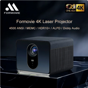 Formovie Fengmi X5 Master Series 4K Laser Projector, 3840 × 2160 Video Beamer, MEMC 2450, CVIA Lumen ALPD, Home Theater, DENON Sound