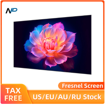 Np 100 Polegada tela óptica fresnel para projetores ust alr 4k uhd tela do projetor anti luz cinema em casa