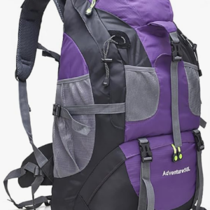 Bseash Mochila de caminhada resistente à água 50L, leve, para esportes ao ar livre, bolsa de viagem para acampamento, escalada e passeios