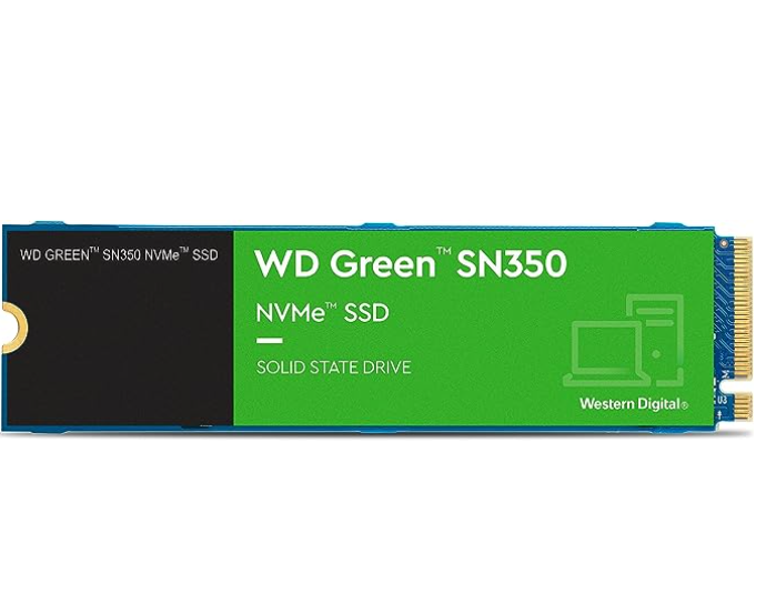 Western Digital WD Green PC SN350 NVMe SSD 240GB, PRETO, WDS240G2G0C
