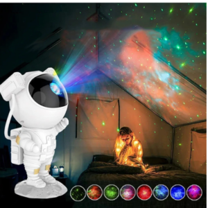 LED Creative Astronaut Galaxy Projector Lamp Gypsophila Projection Starry Night Light for Children Home Decor