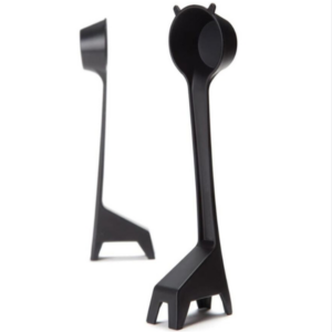 5 pieces for sale Cartoon giraffe shaped coffee spoon coffee bean powder quantitative spoon measuring plastic spoon