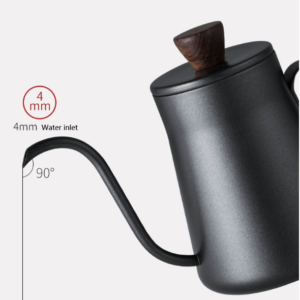 Stainless steel hand brewing pot, ear hanging pot, coffee pot, thickened mini pot, Teflon narrow mouth pot