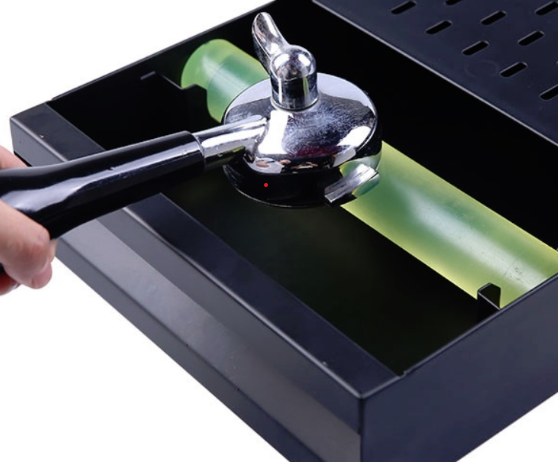 Stainless steel drawer type coffee grounds box knocking grounds box coffee machine tool