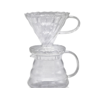 Heat-resistant hand-brewed coffee glass pot Yunduo Coffee Sharing Pot, specifications: 350ml integrated glass filter cup