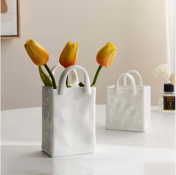 Modern Design Bag Vase Ornaments