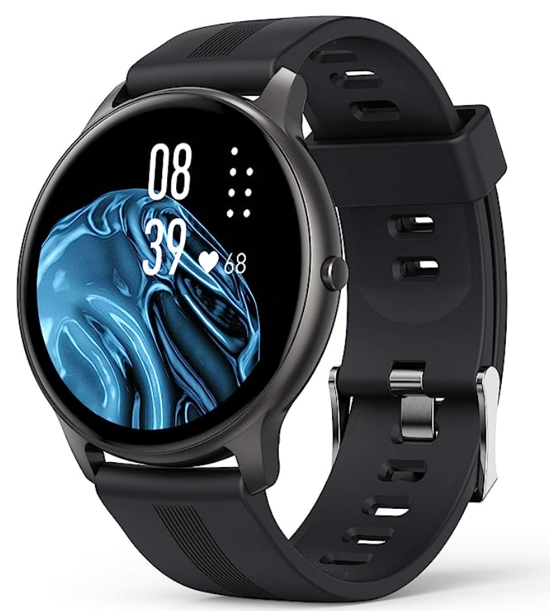 AGPTEK Relógio Inteligente, Relógio Inteligente para Homens e Mulheres IP68 À Prova d'Água com Tela Touch Color Monitor de Frequência Cardíaca Pe