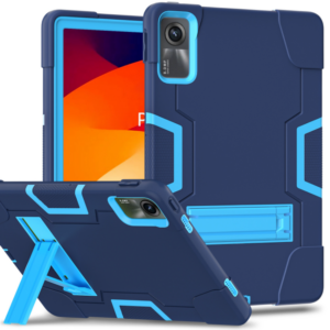 For Xiaomi Redmi Pad SE 11 inch 2023 Color Bump B Model Robot Silicone PC Tablet Case with Stand