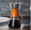 Heat-resistant glass coffee pot, convenient hand brewing pot, specifications: 600ml coffee pot with filter