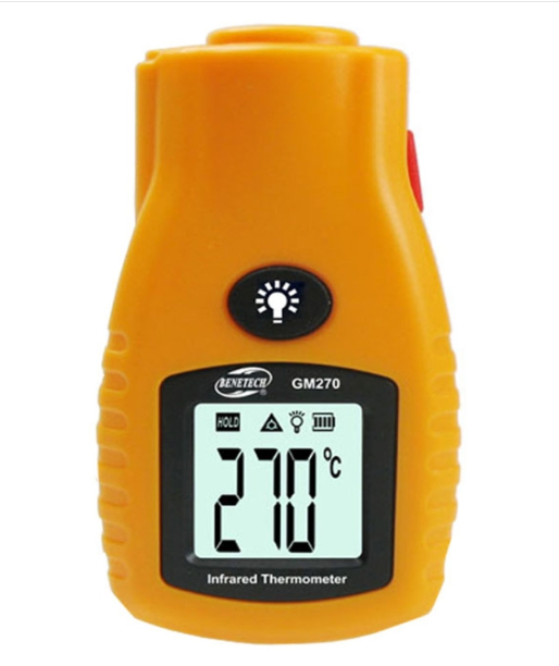 BENETECH infrared temperature tester, range: -50 - 400 degrees Celsius