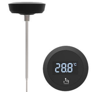 Electronic touch screen digital display household food thermometer milk coffee water thermometer IP65 dustproof and waterproof kettle accessories