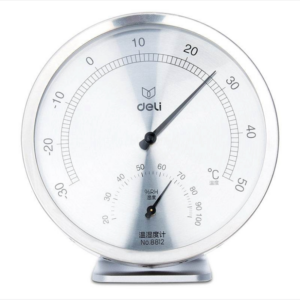 Deli 8812 Metal High Precision Mechanical Thermo-Hygrometer