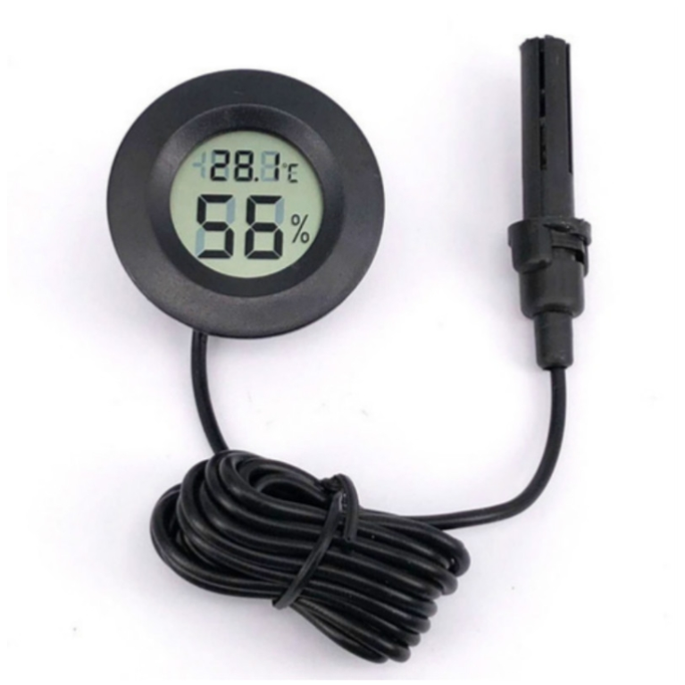 FY-12 Embedded Electronic Digital Temperature and Humidity Meter with Probe