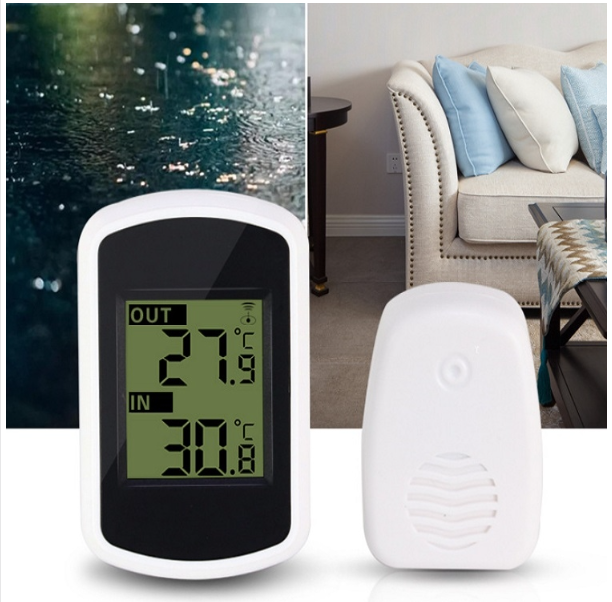 Mini high-precision wireless indoor and outdoor digital thermometer