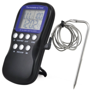 2 pieces for sale digital food probe oven electronic thermometer timer temperature sensor