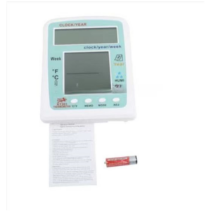 2 LCD screen display indoor/outdoor thermo-hygrometer (KT201)