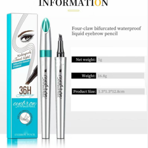 Four-prong eyebrow pencil wholesale waterproof and sweat-proof no smudge no fading liquid eyebrow pencil cross-border beauty