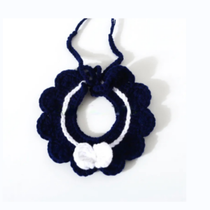 Handmade Knit Cotton Luxury Designers Dog Collar Pet Collars For Dogs