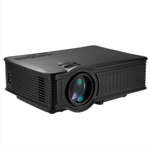 LY-50 1800 Lumen 1280×800 LED Projector with Remote Control Support AV & USB VGA & HDMI (Color: Black)