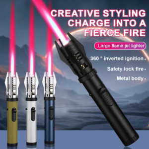 360° Windproof Lightsaber Torch Flame Lighter