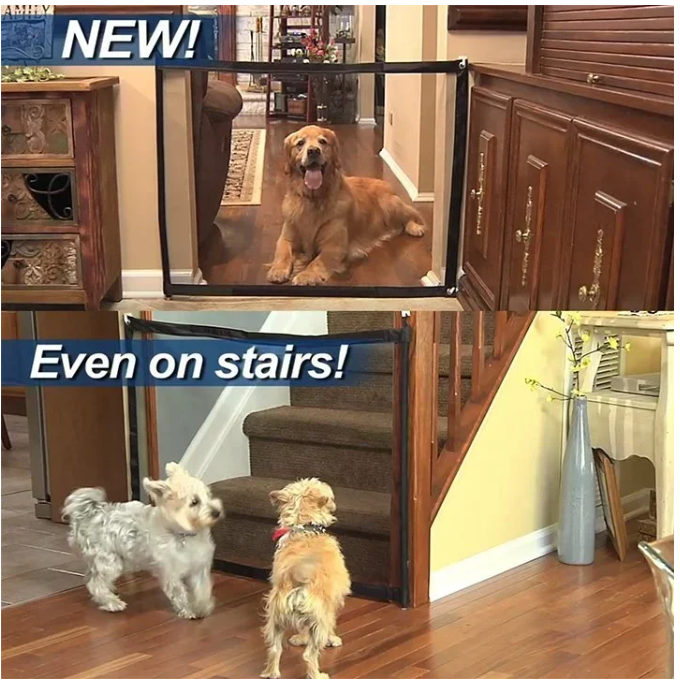 Portable Kids & Pets Safety Door Guard