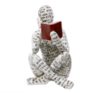 Nordic Modern Reading Woman Statue