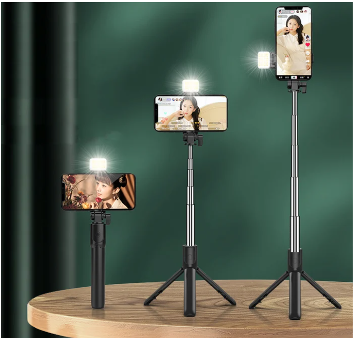 Six-in-one Wireless Bluetooth Selfie Stick