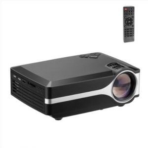 Z495 4-inch Single LCD Display Panel 800x400P Smart Projector with Remote Control Support AV / VGA / HDMI / USBX2 / TF Card /Audio