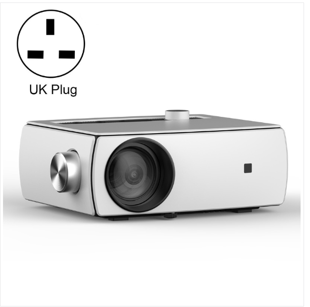 YG430 1080P 5G mobile phone wireless same-screen home projector office high-definition mini portable projector, plug type: Australian regulation