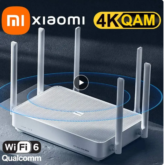 Xiaomi Redmi AX5400 Mesh System Router WiFi 6 4K QAM 160MHz High Bandwidth 512MB Memory Repeater Amplifier Work With Xiaomi App