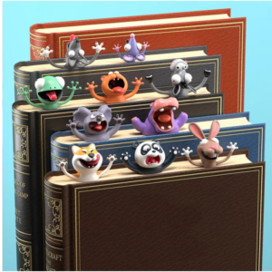 3D WACKY BOOKMARK – MORE FUN READING