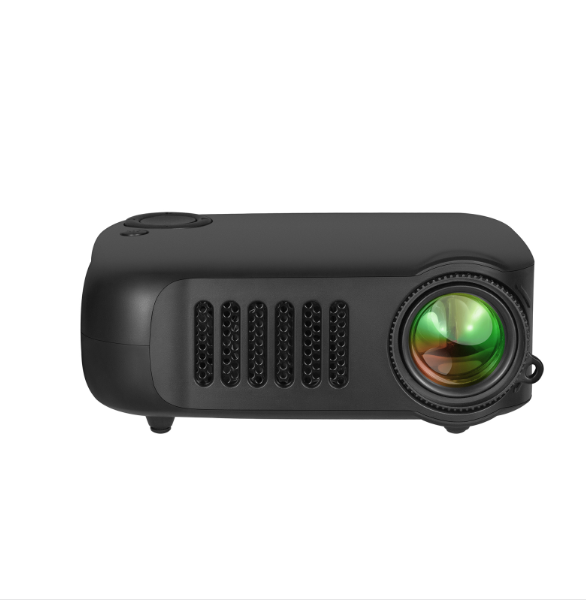 TRANSJEE A2000 320x240P 1000 Lumens Smart HD Projector, Plug Type: UK Standard