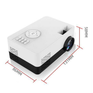 261/J16 Home mini high-definition 1080P portable LED projector, supports TF card/AV/U disk, plug specifications: European regulations
